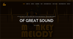 Desktop Screenshot of monkeymelody.com